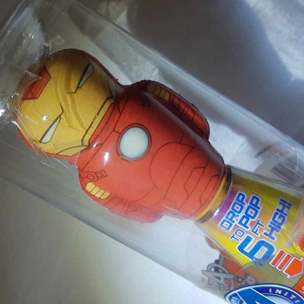 Marvel Avengers Assemble Iron Man Power Popper SEALED